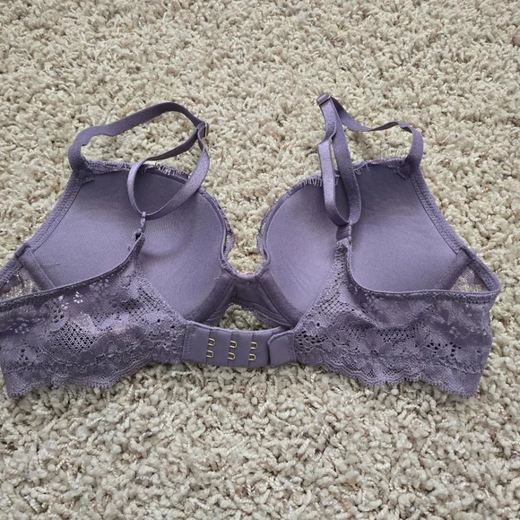 Women's Victoria's Secret Dream Angels Push Up Purple Lace Bra - 32b - Picture 7 of 13